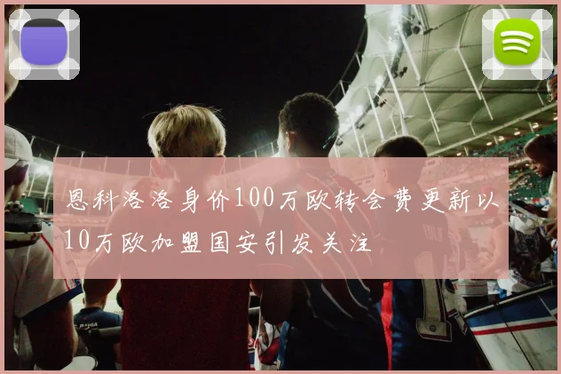 恩科洛洛身价100万欧转会费更新以10万欧加盟国安引发关注
